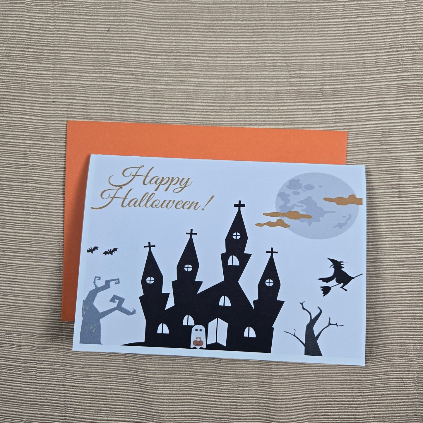 Haunted House Halloween Card