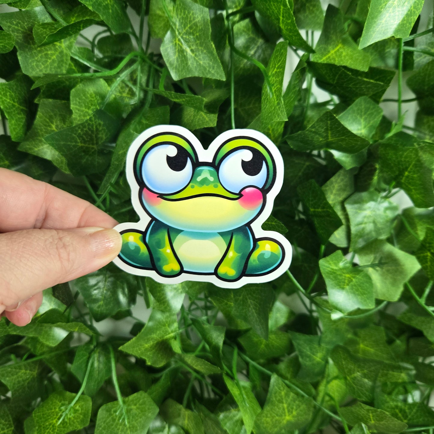 Funny Cute Frog Stickers