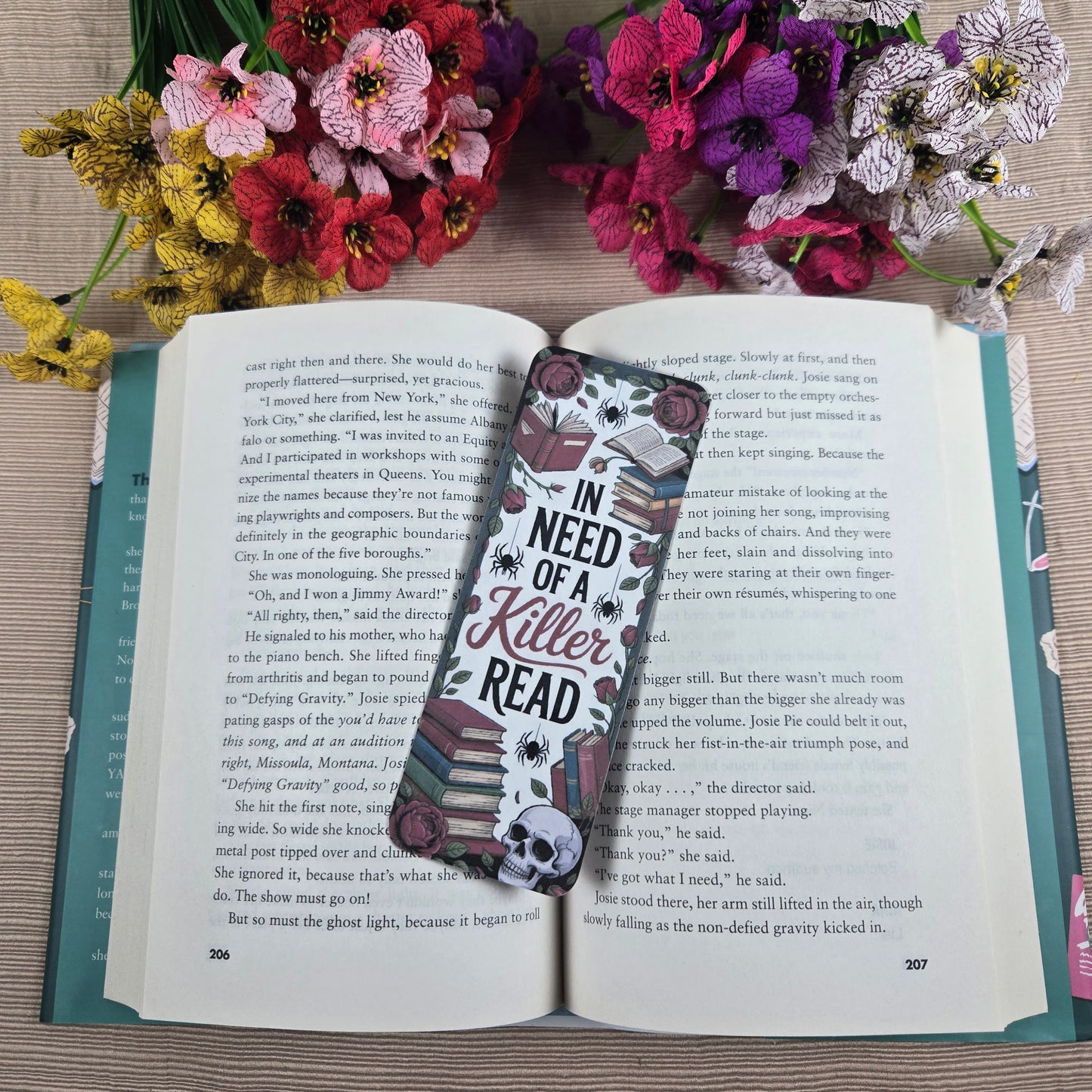 Horror Booklover Bookmark