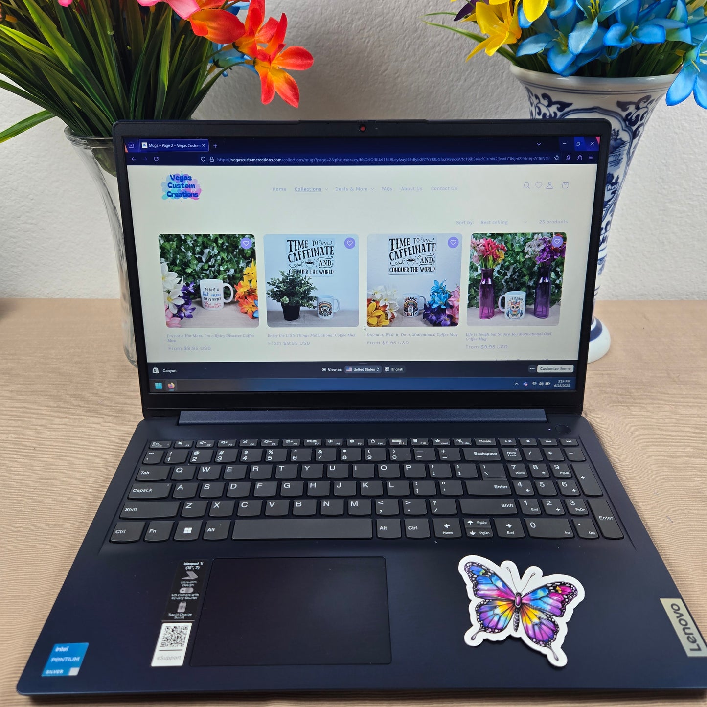 Beautiful Butterfly Stickers