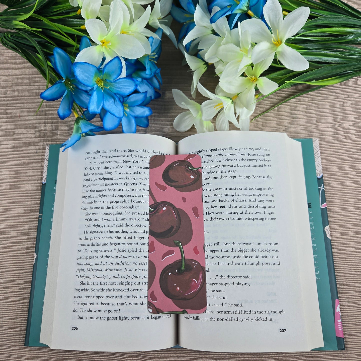 Cute Cherry Bookmark