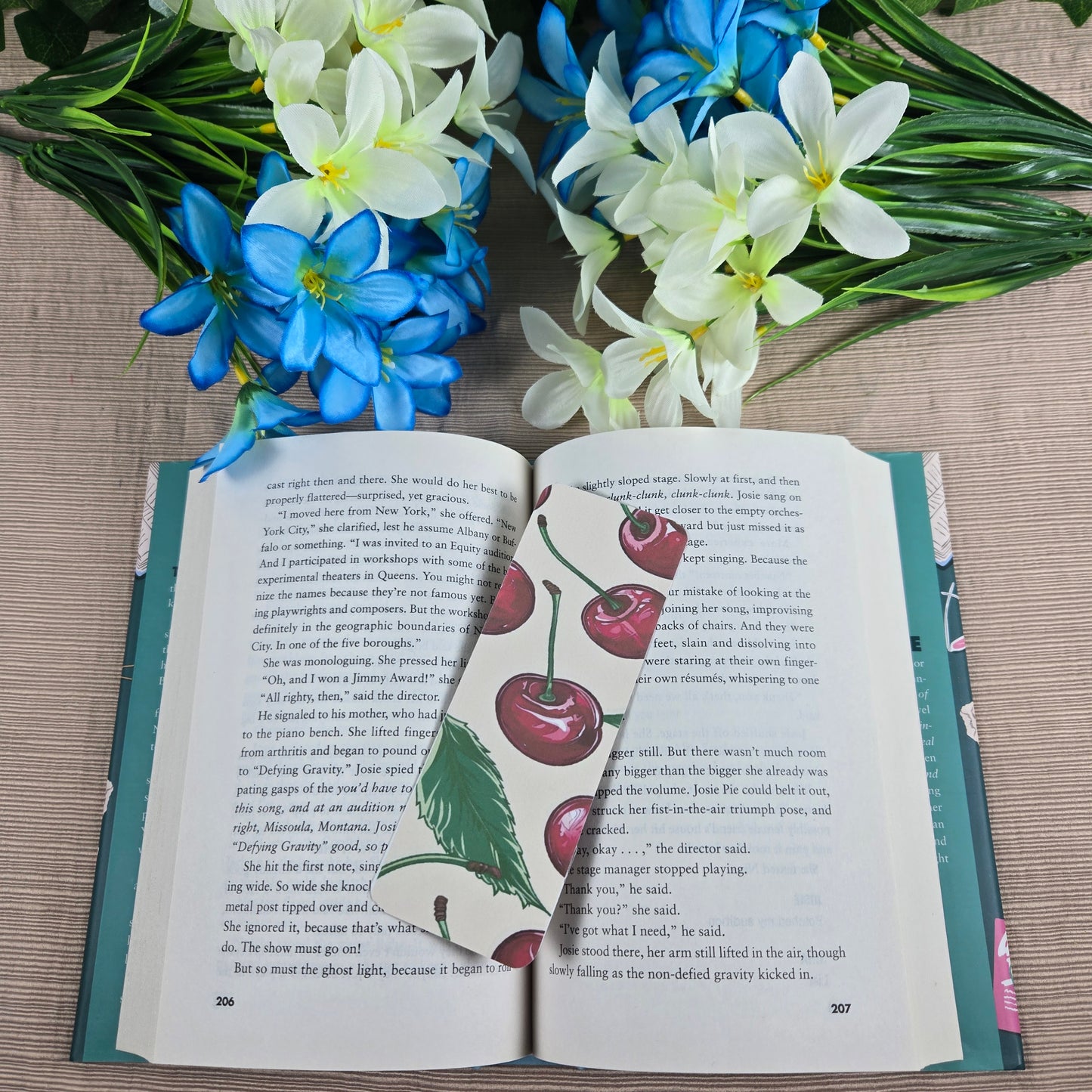 Cute Cherry Bookmark
