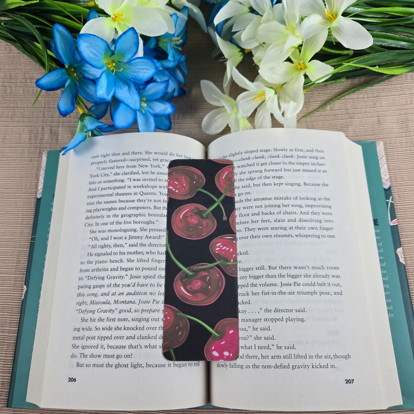 Cute Cherry Bookmark