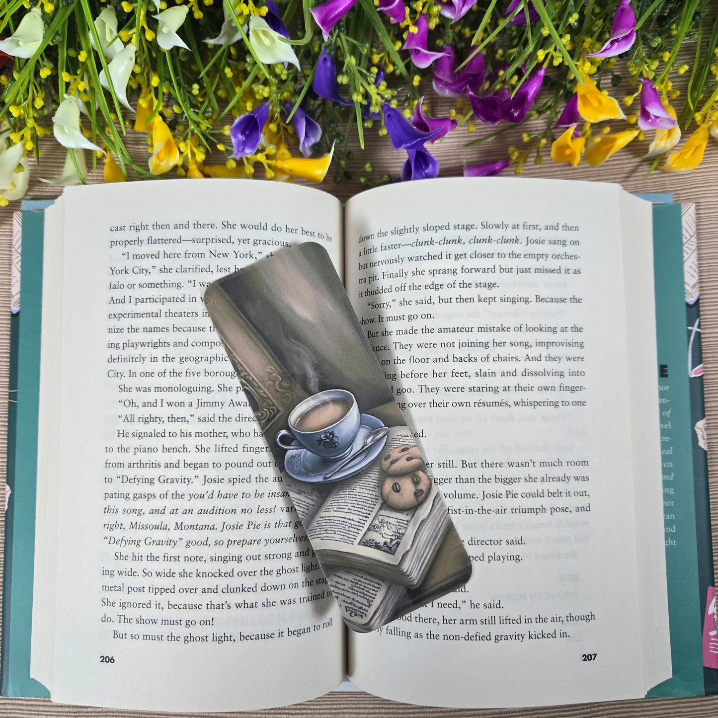 Cookies and Coffee Bookmark