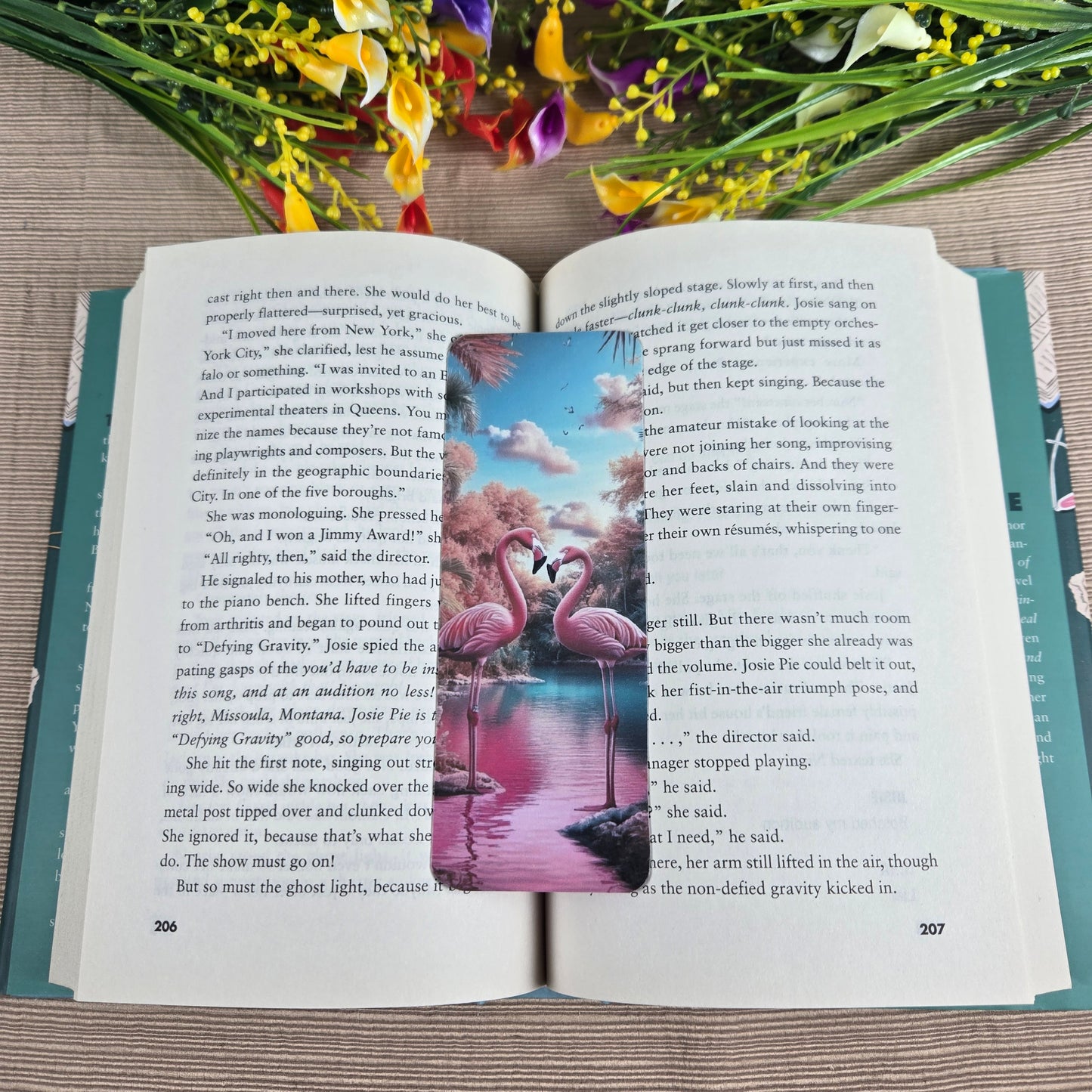 Beautiful Flamingo Bookmark