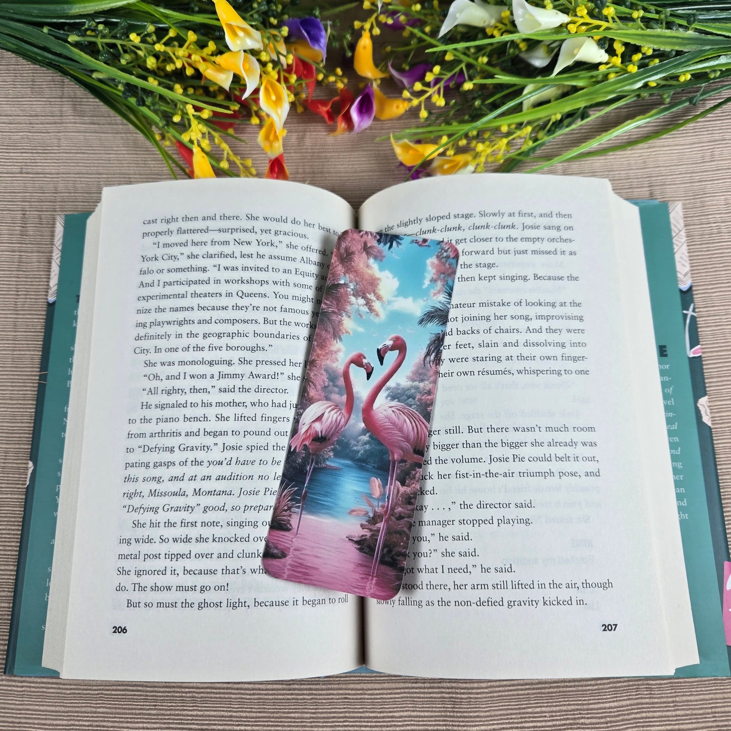 Beautiful Flamingo Bookmark