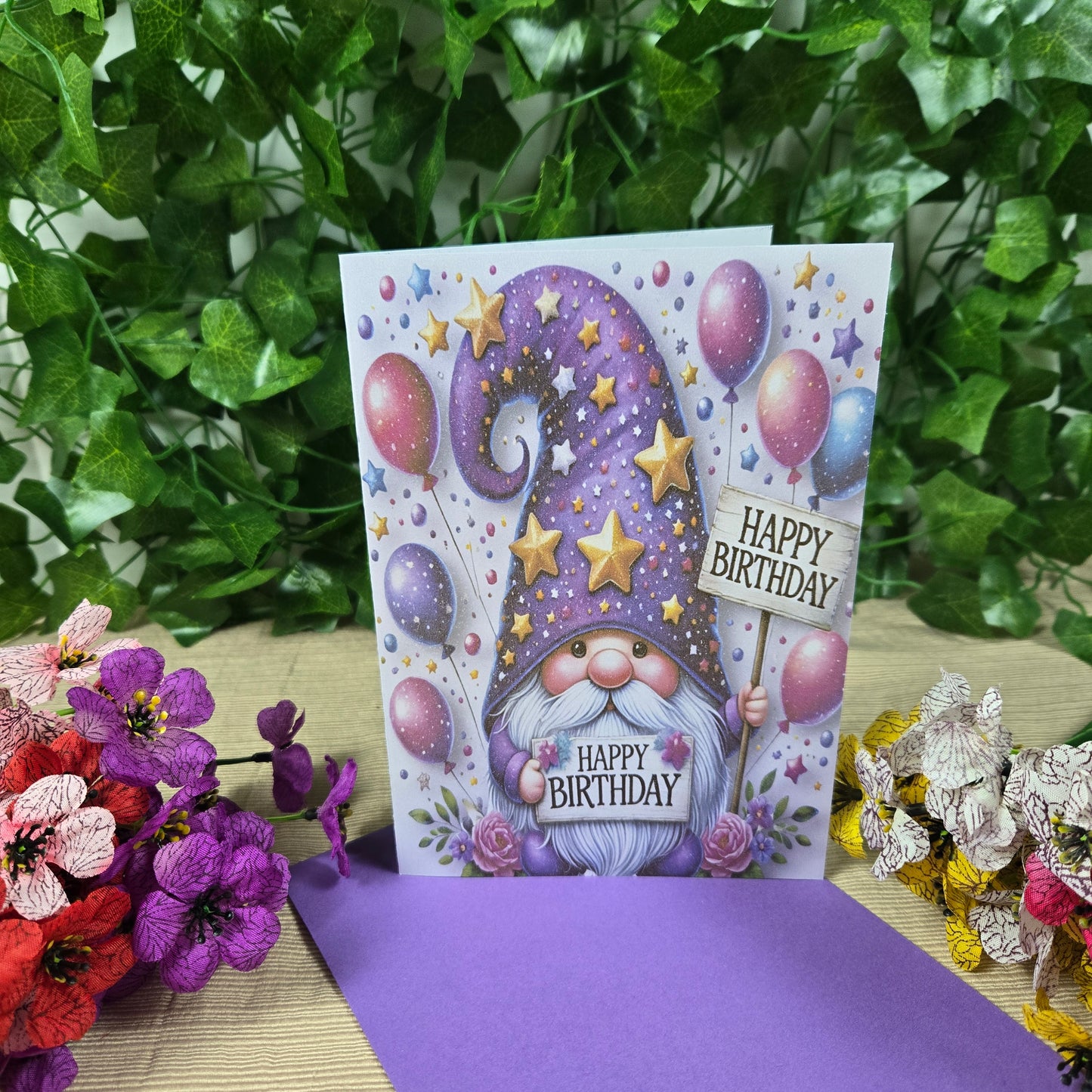 Gnome Birthday Card