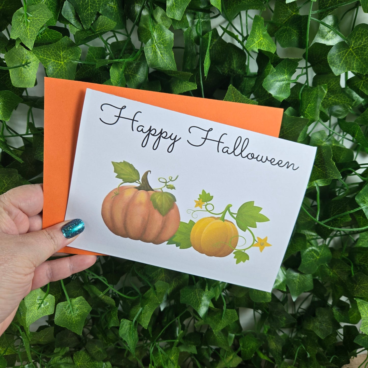 Halloween Pumpkin Card