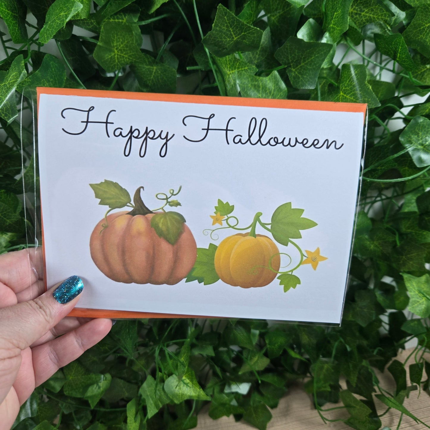 Halloween Pumpkin Card