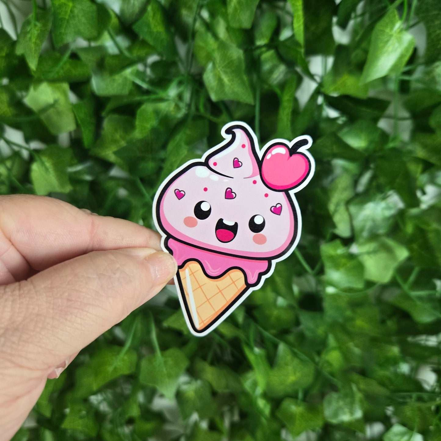 Adorable Ice Cream Cone Stickers