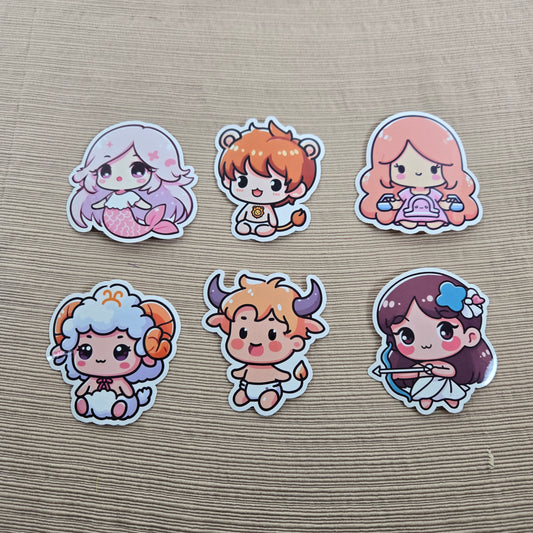 Baby Kawaii Zodiac Stickers