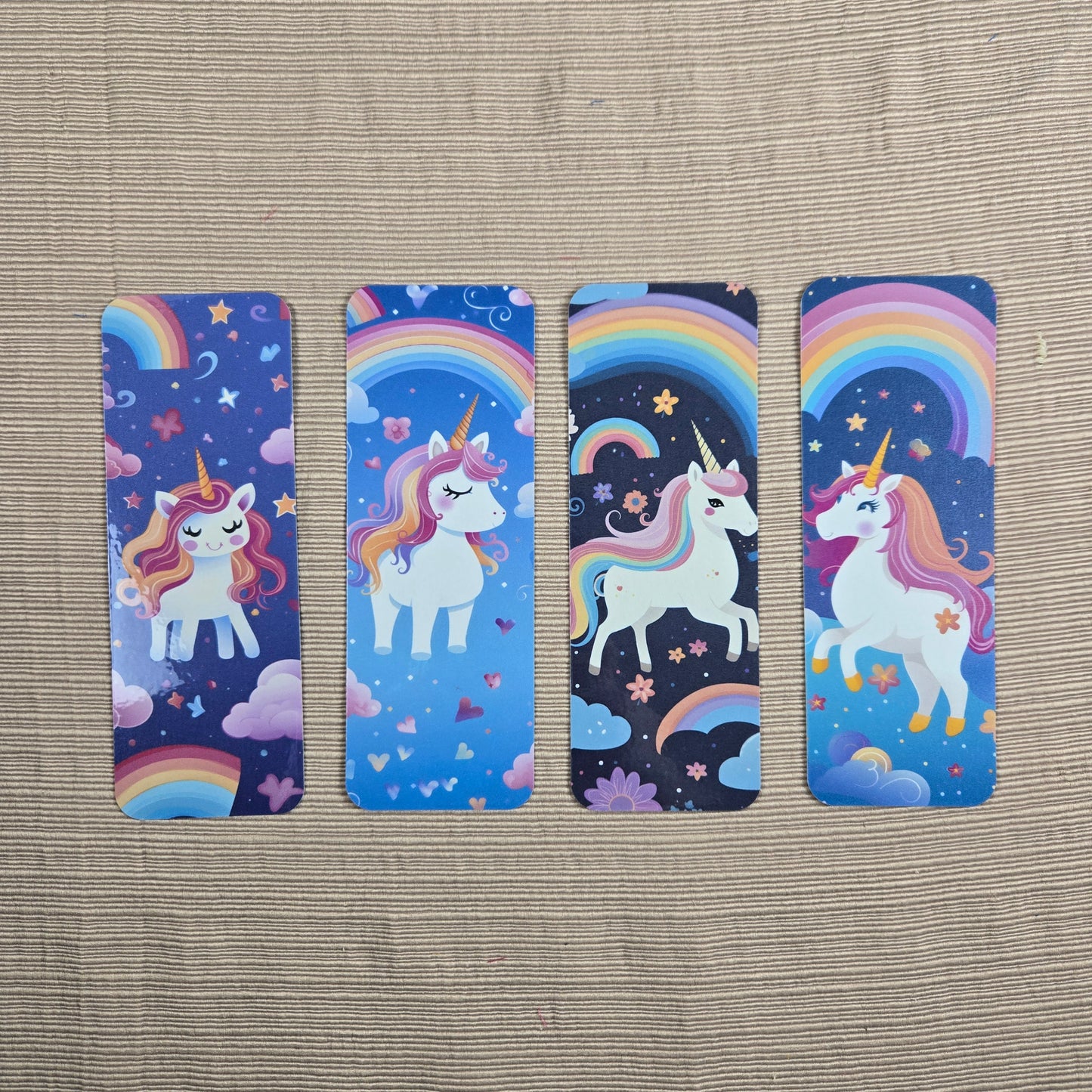 Rainbow and Unicorn Bookmark