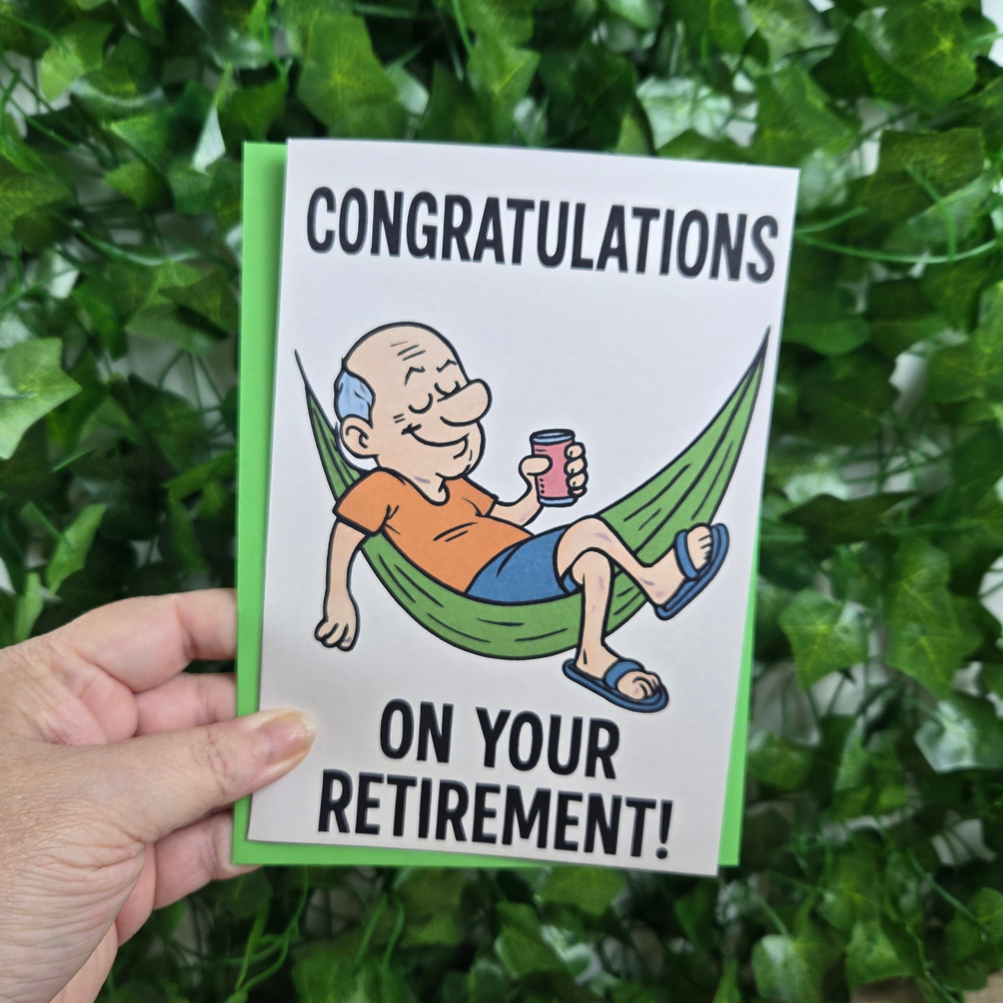 Congratulations on Retirement for Man Card