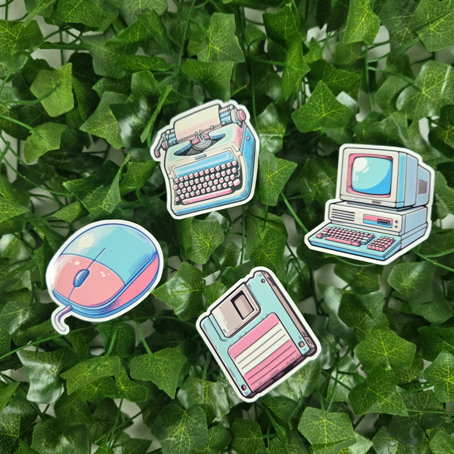Retro Tech Stickers