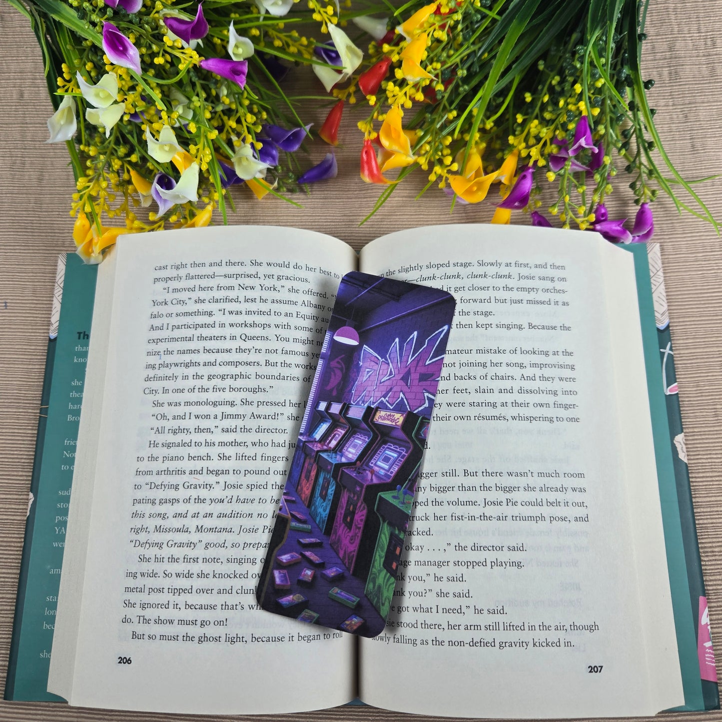 Retro Graffiti Arcade Bookmark
