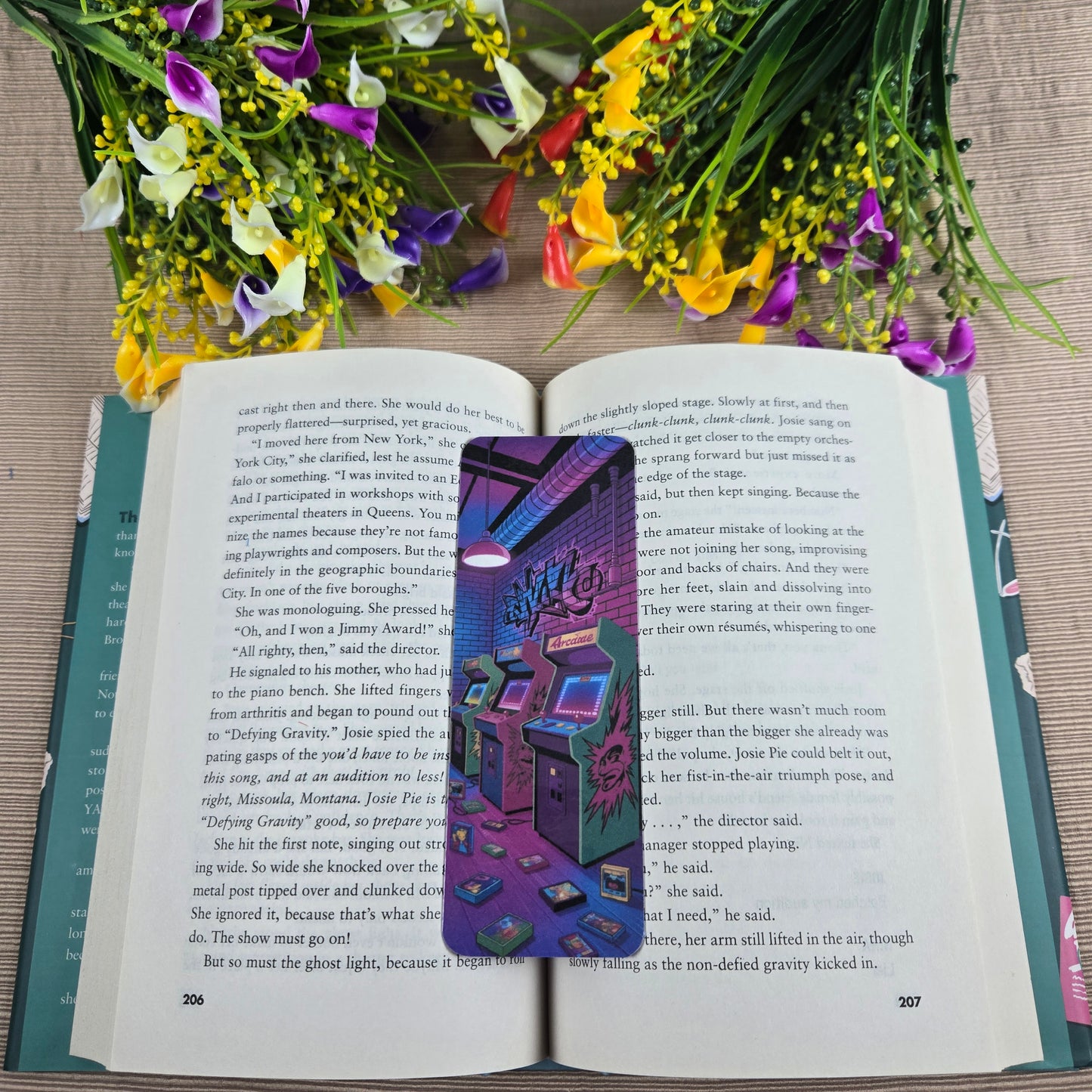 Retro Graffiti Arcade Bookmark