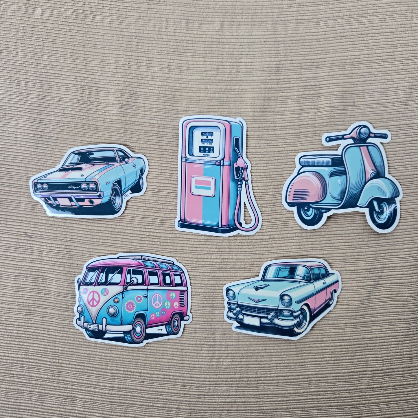 Retro Vehicle Stickers