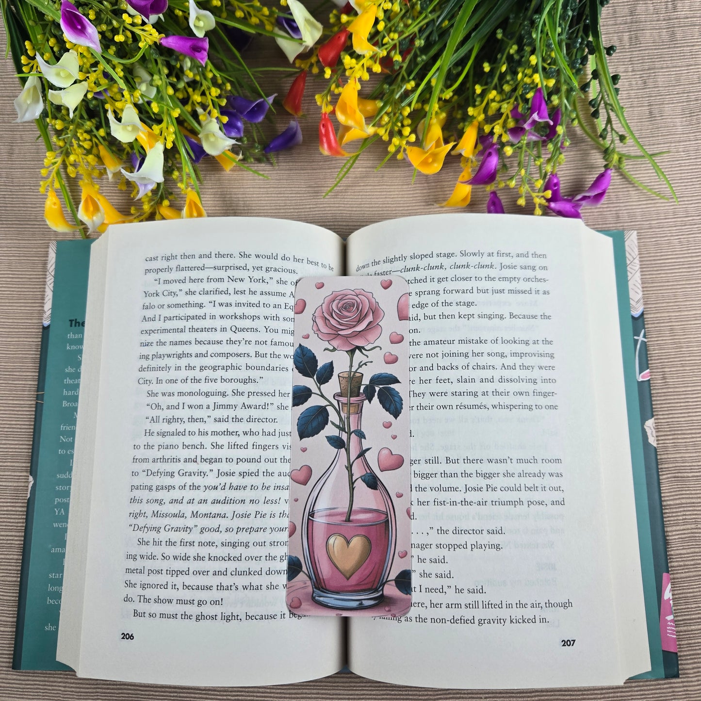 Flower in a Vase Bookmark