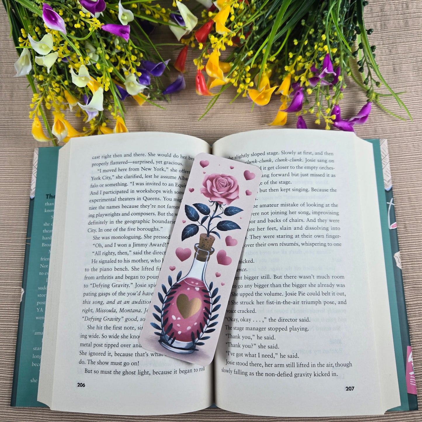 Flower in a Vase Bookmark