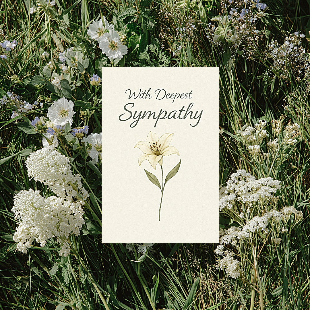 Flower Sympathy Card