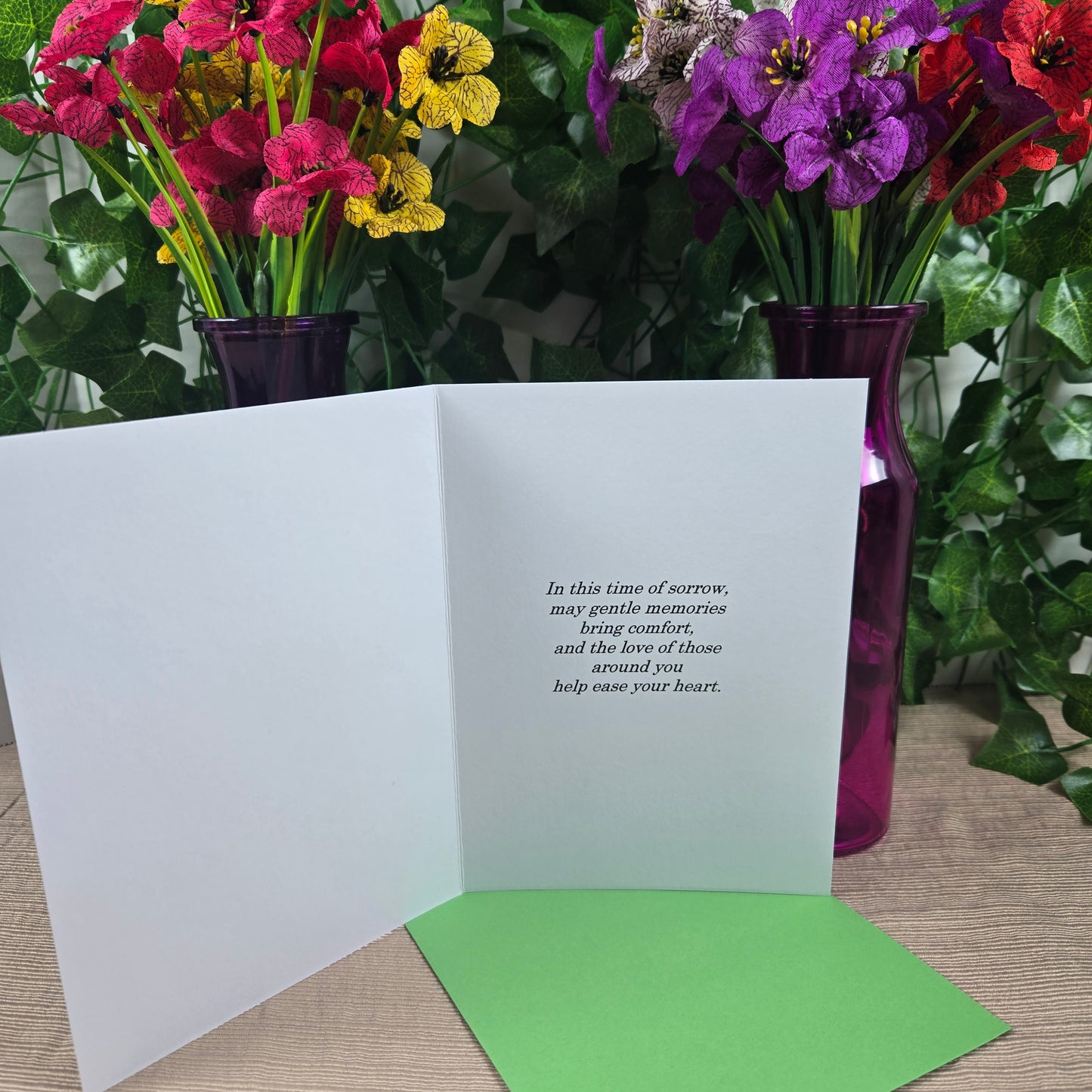 Flower Sympathy Card