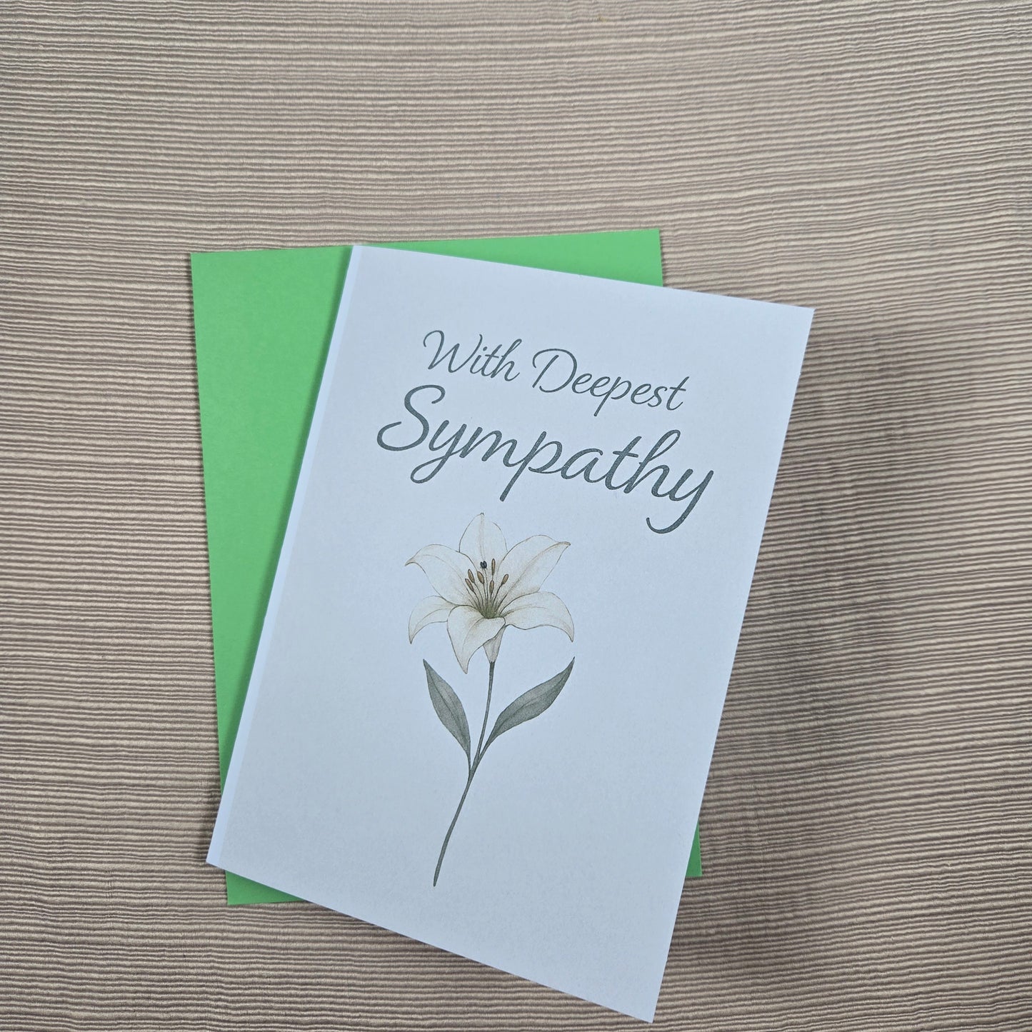 Flower Sympathy Card