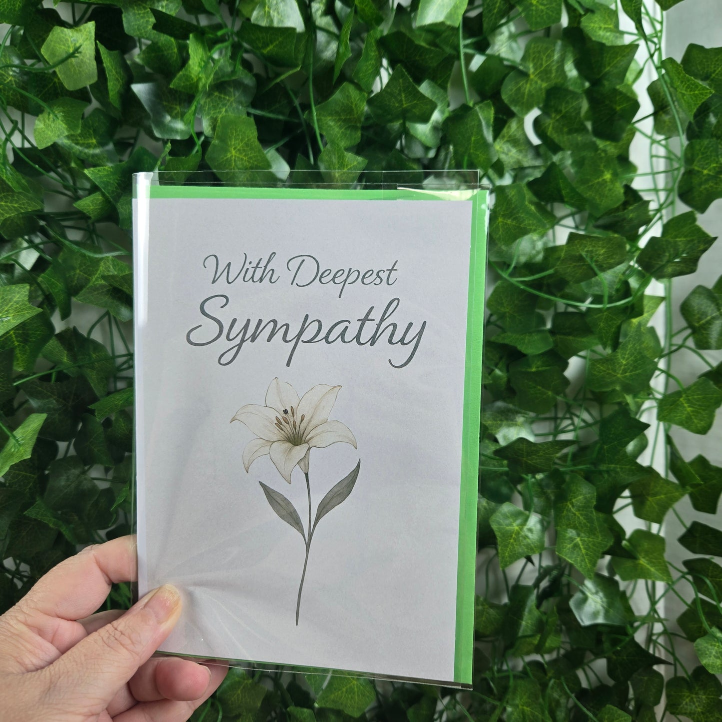 Flower Sympathy Card