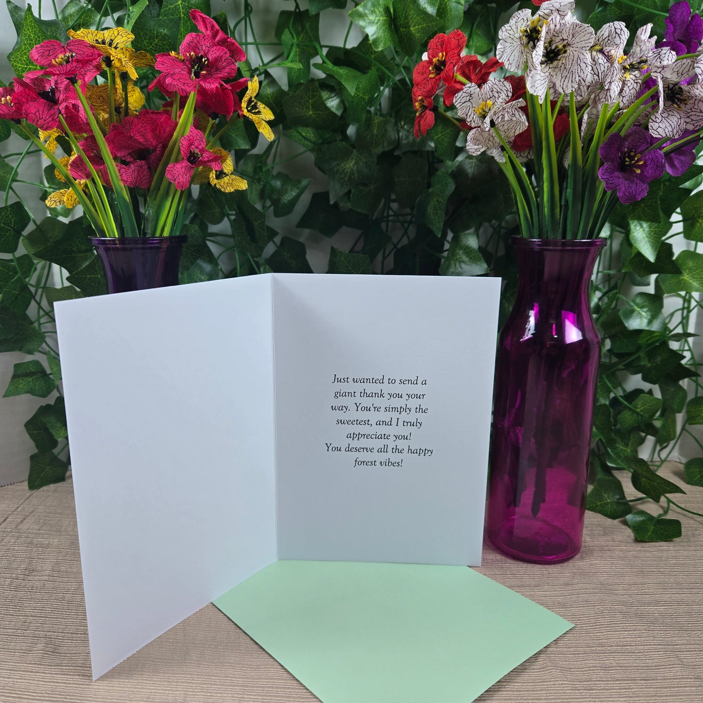 Forest Critters Thank You Card