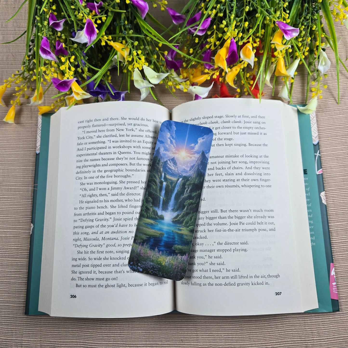 Waterfall Bookmark