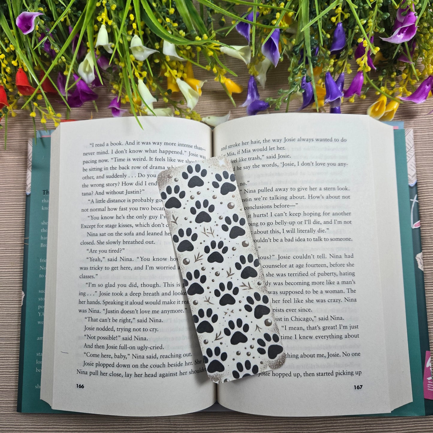 Paw Print Bookmark