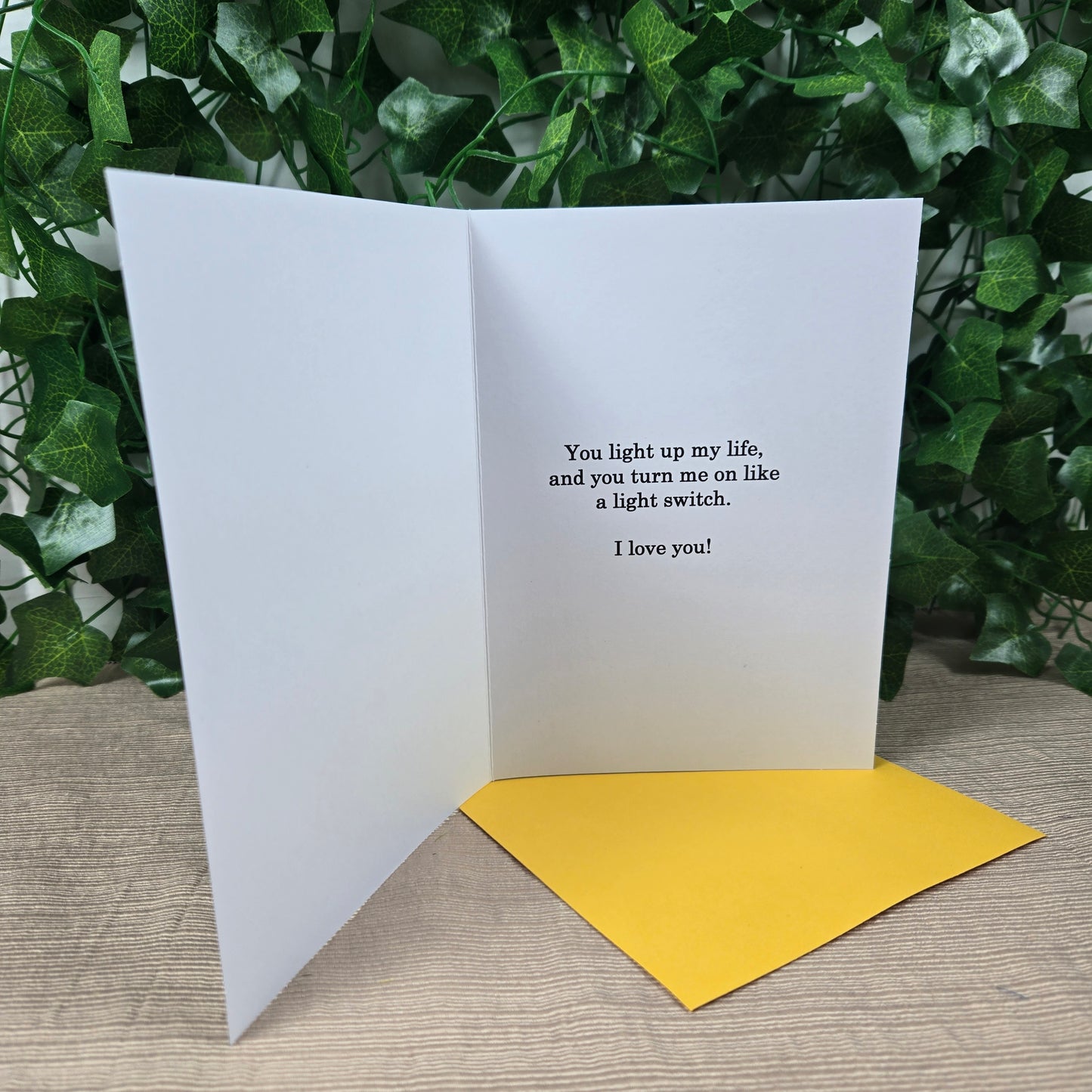 Cute You Turn Me On Card