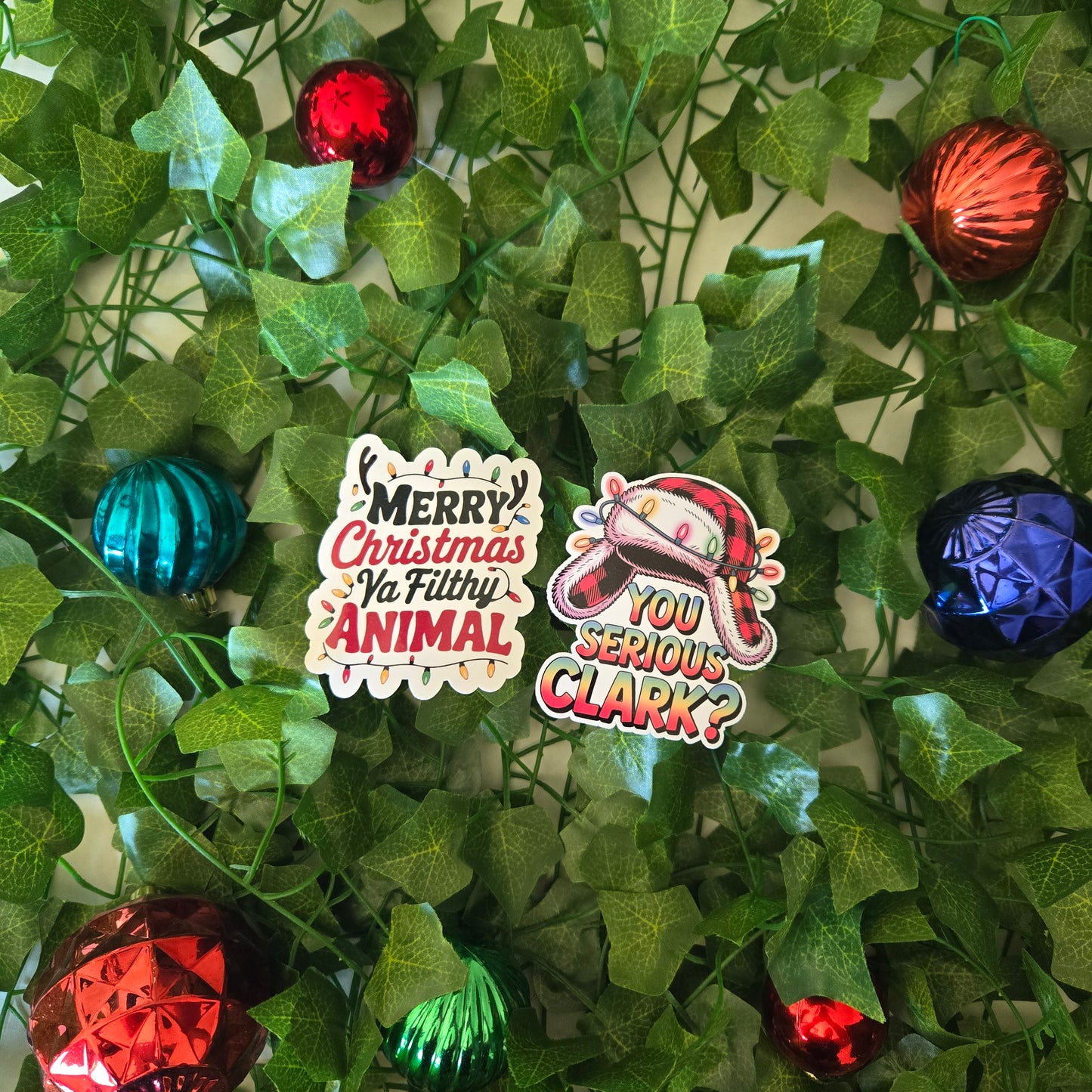 Famous Christmas Movie Quote Stickers