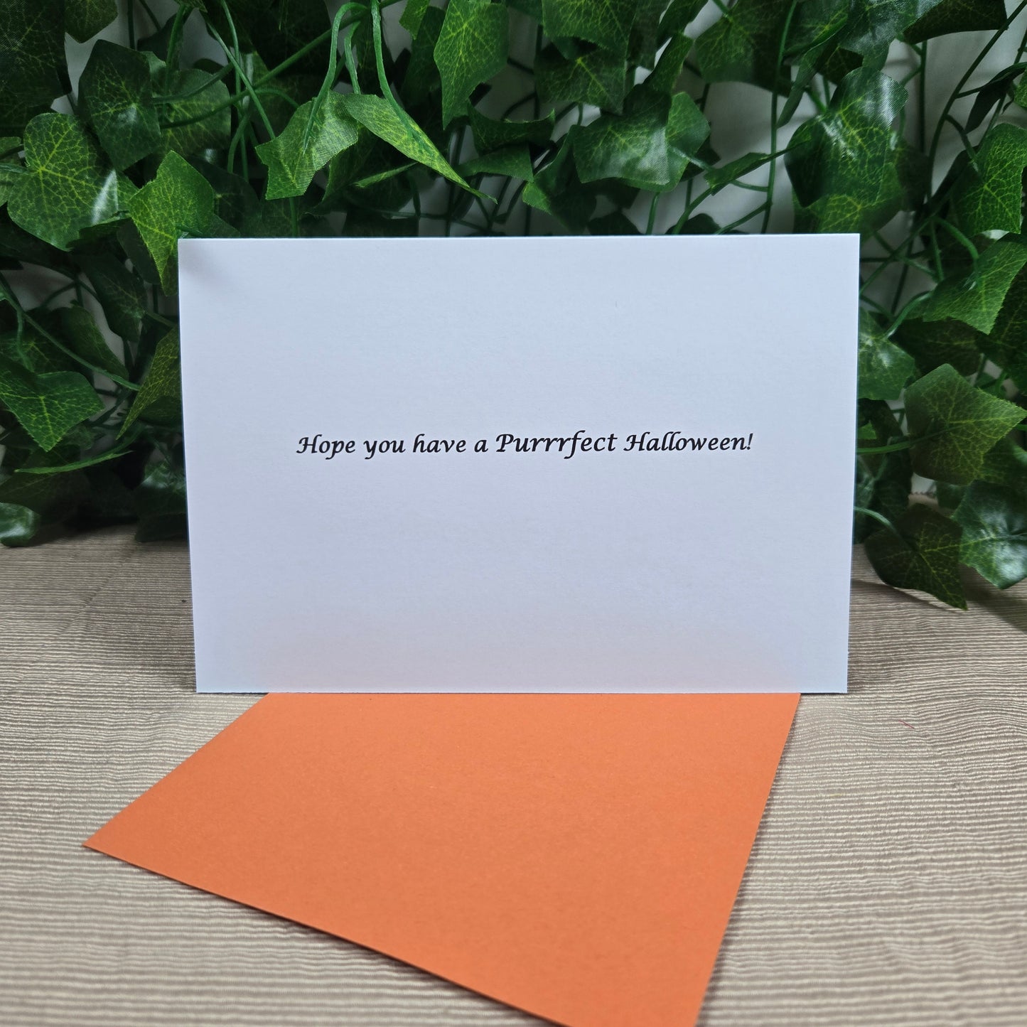 Halloween Cat Mummy Card