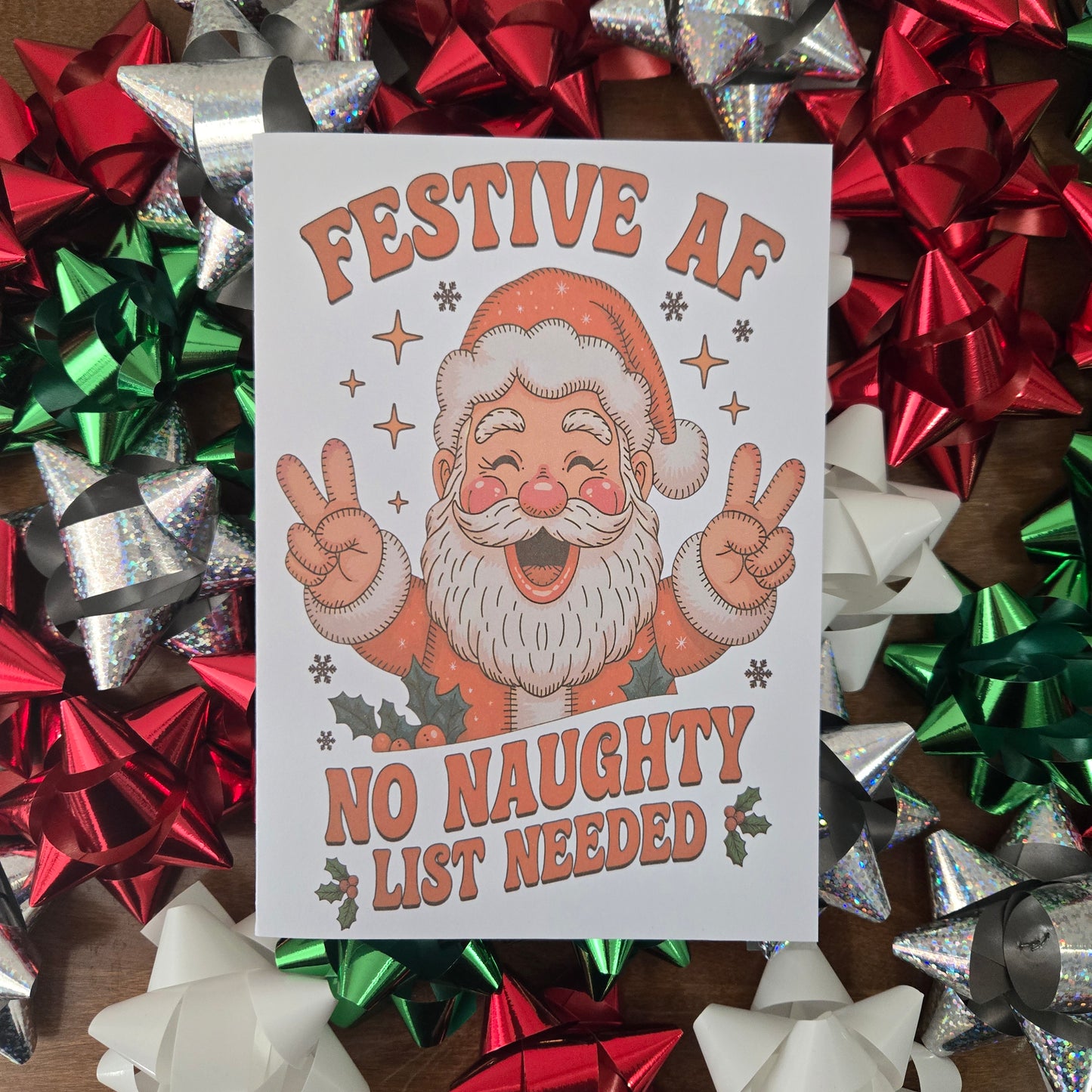 Festive AF Christmas Card