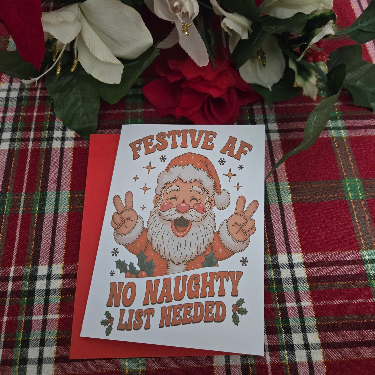 Festive AF Christmas Card