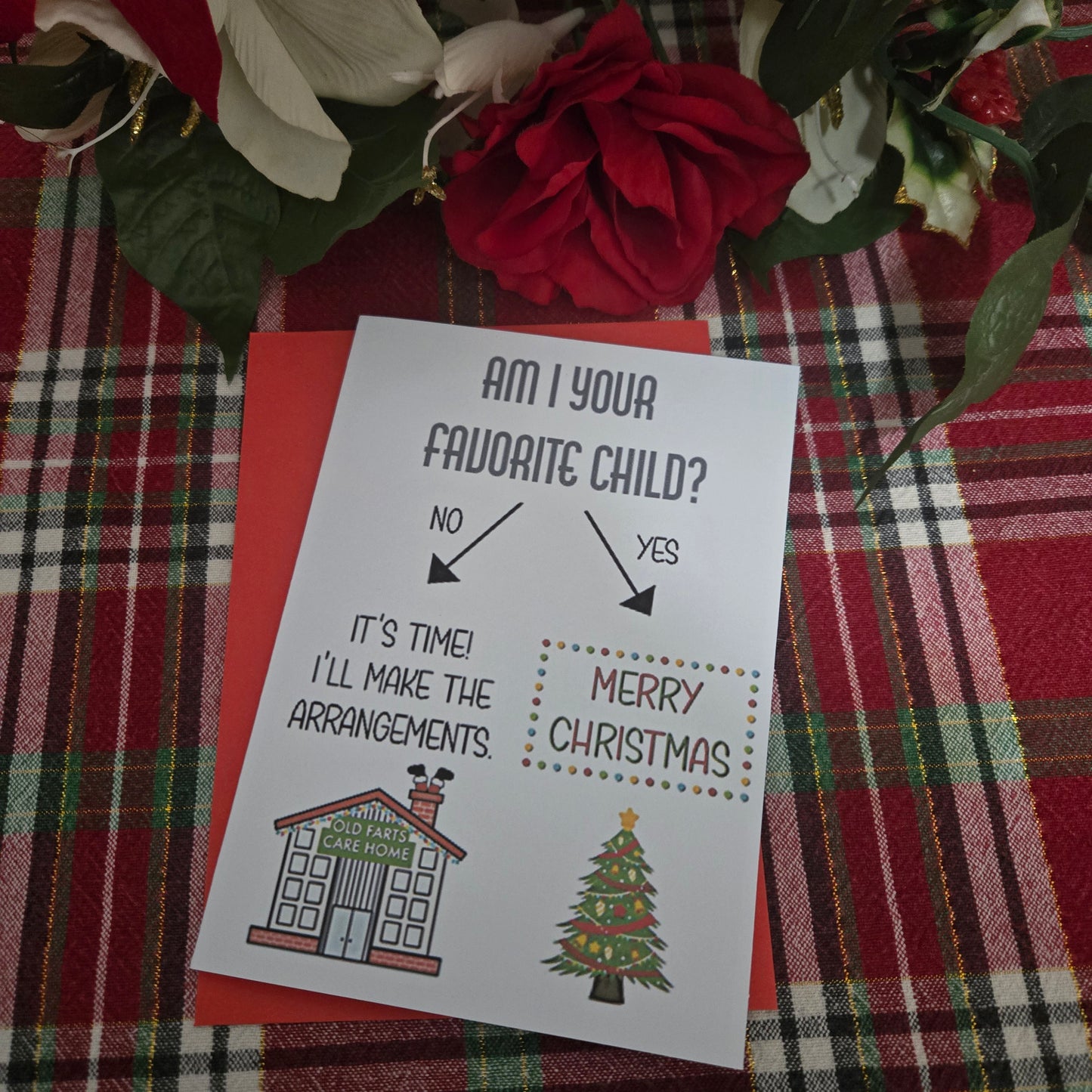 Am I Your Favorite Child Christmas Card