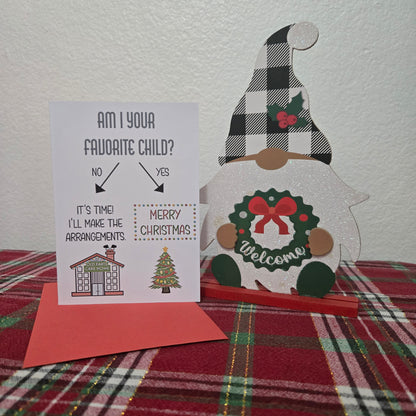 Am I Your Favorite Child Christmas Card