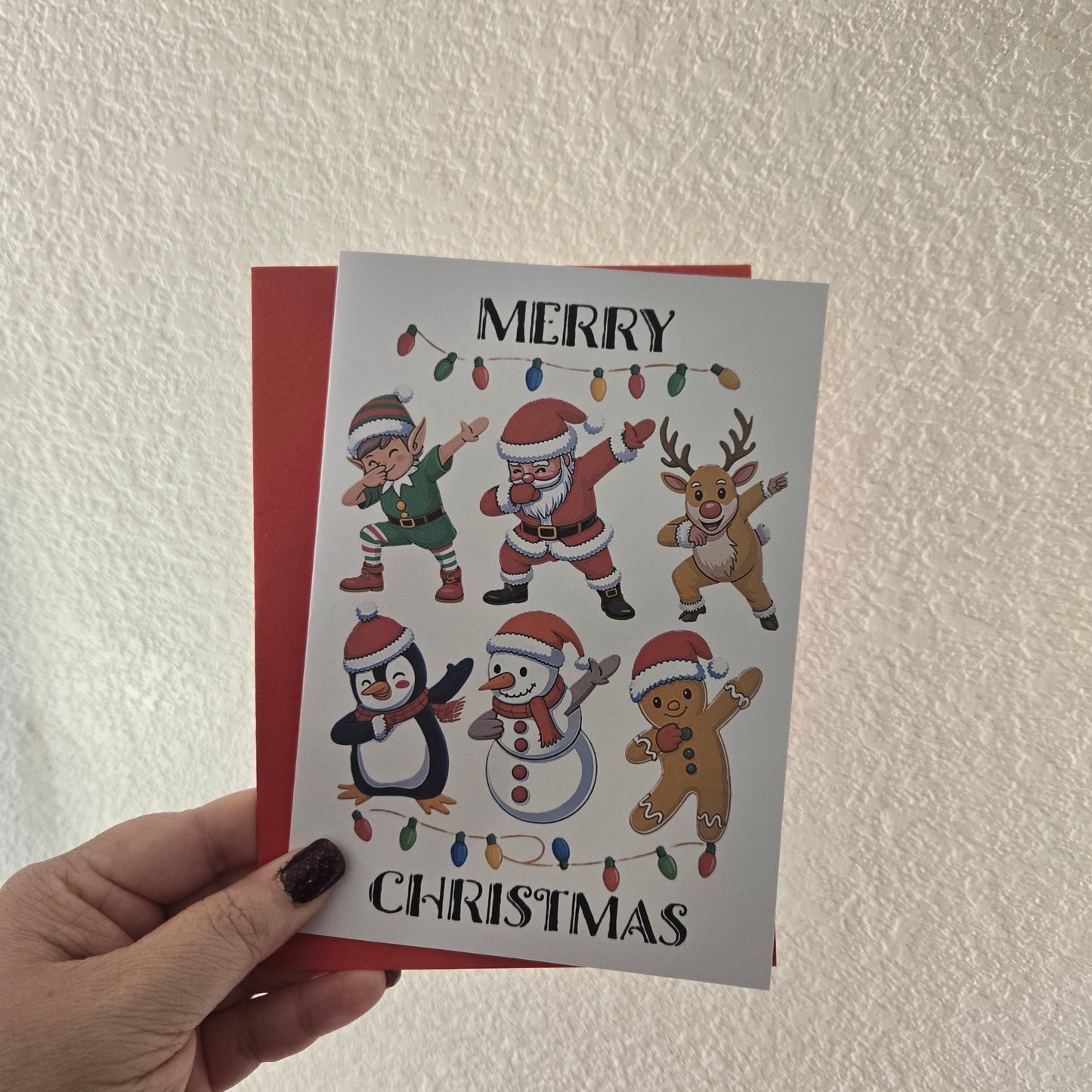 Dancing Dabbing Christmas Card