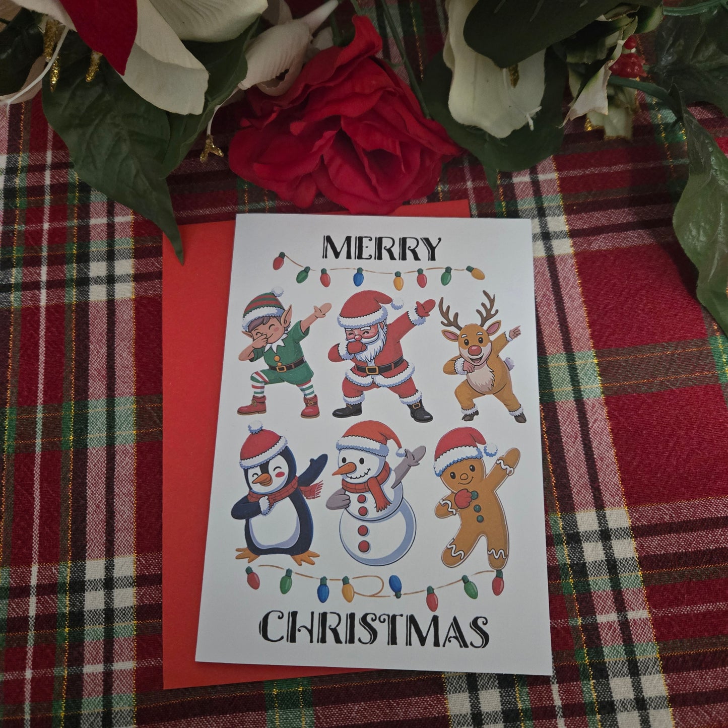 Dancing Dabbing Christmas Card