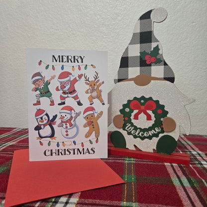 Dancing Dabbing Christmas Card