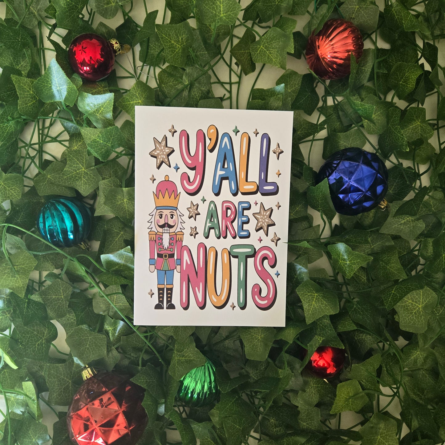 Y'all are Nuts Christmas Card
