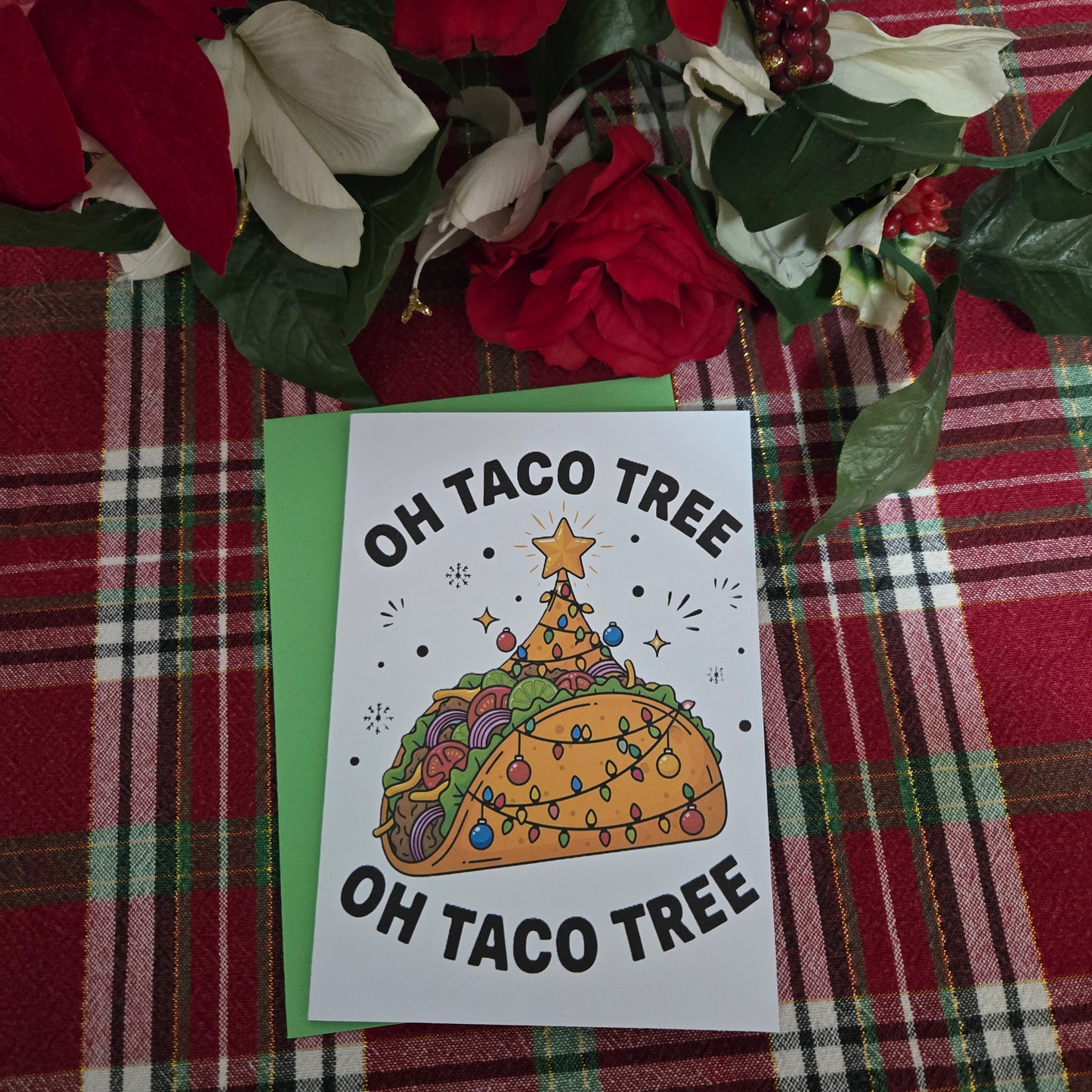 Oh Taco Tree Christmas Card