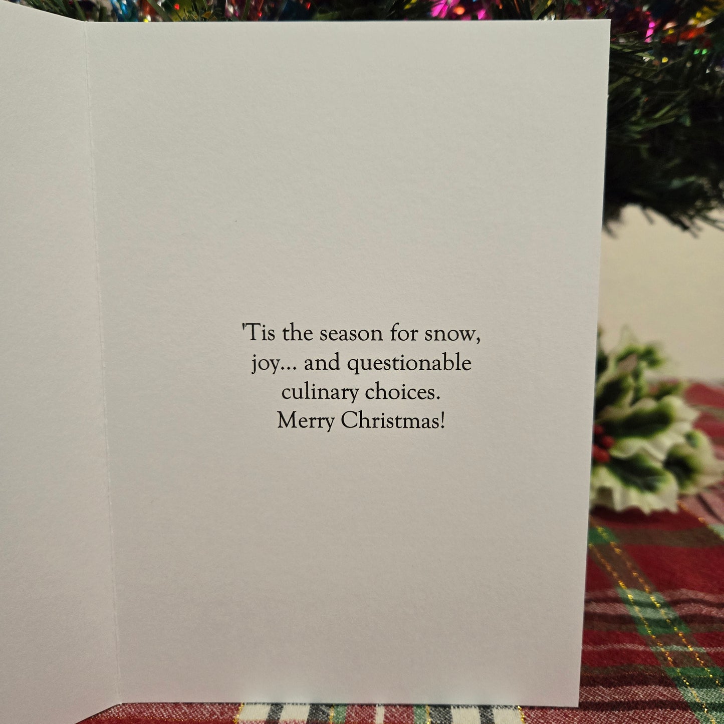 BBQ Snowmen Christmas Card