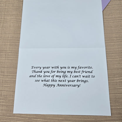 Floral Anniversay Card