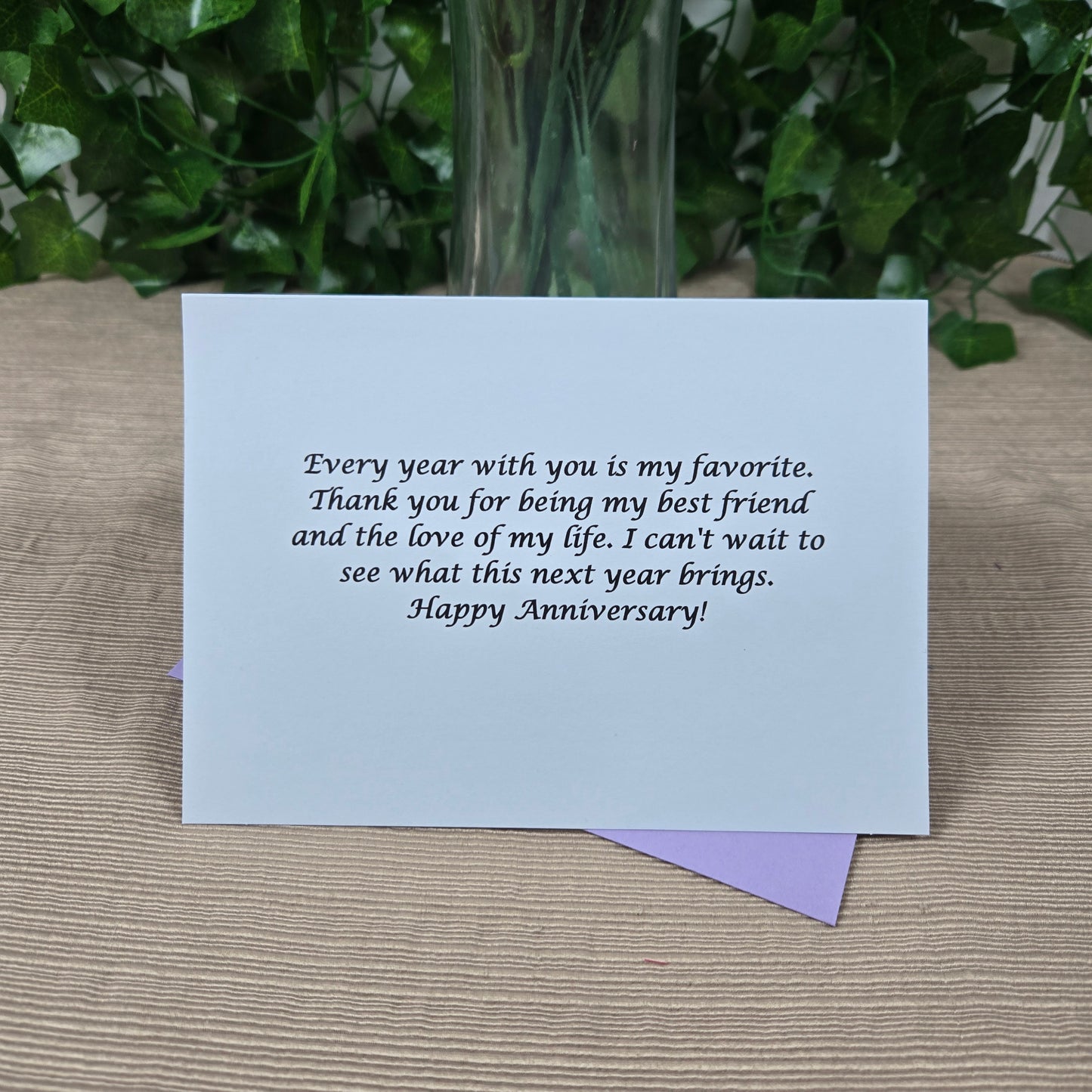 Floral Anniversay Card
