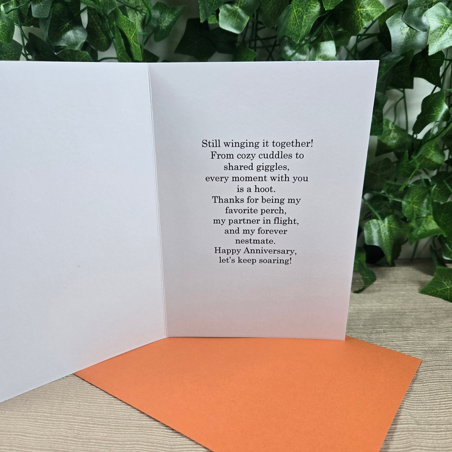 Cute Owl Couple Anniversary Card