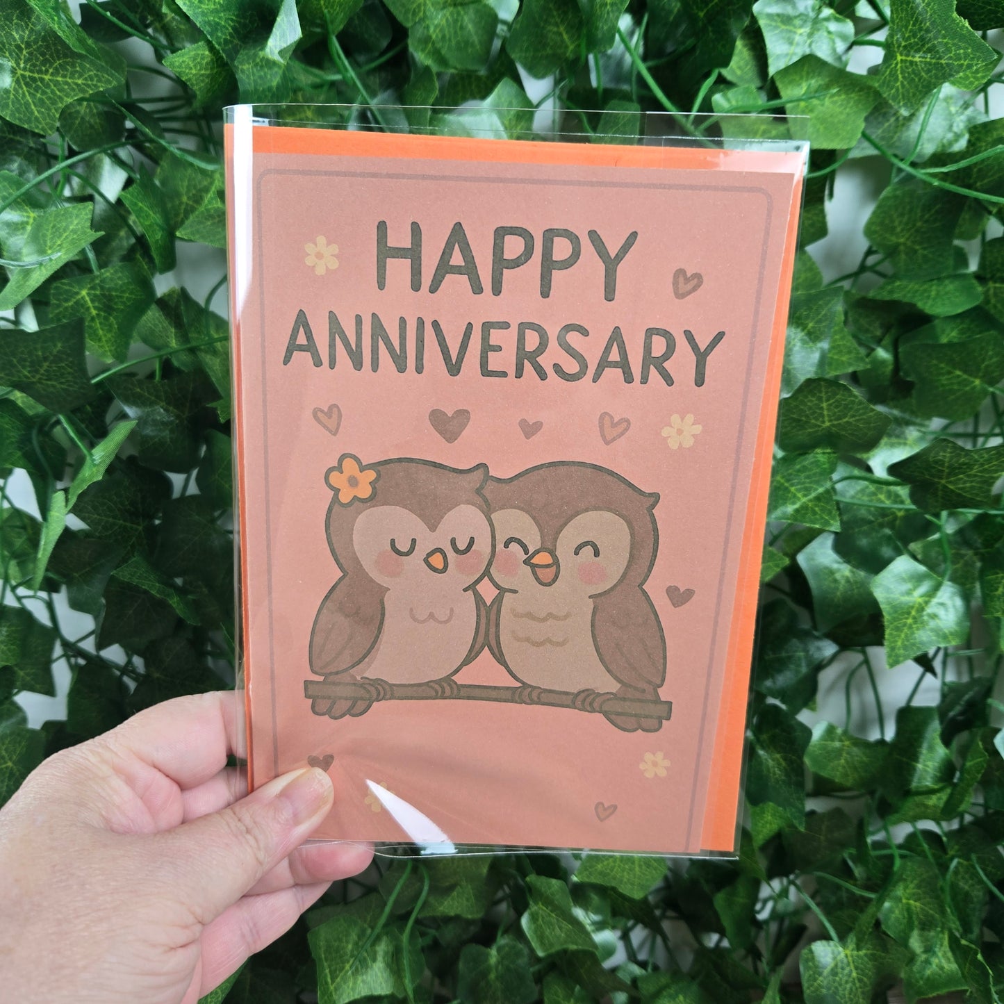 Cute Owl Couple Anniversary Card