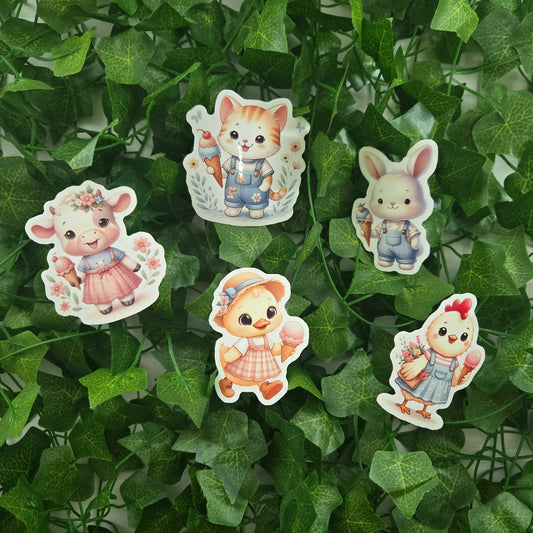 Baby Farm Animals Stickers