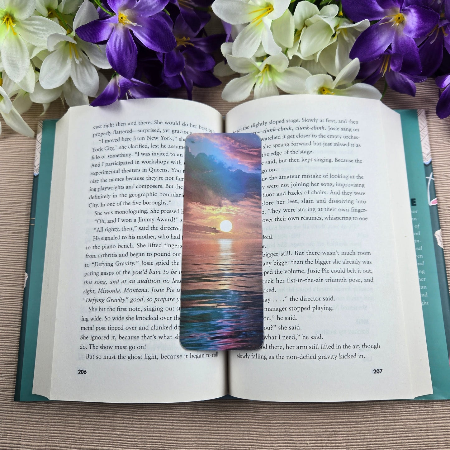 Beach Sunset Bookmark
