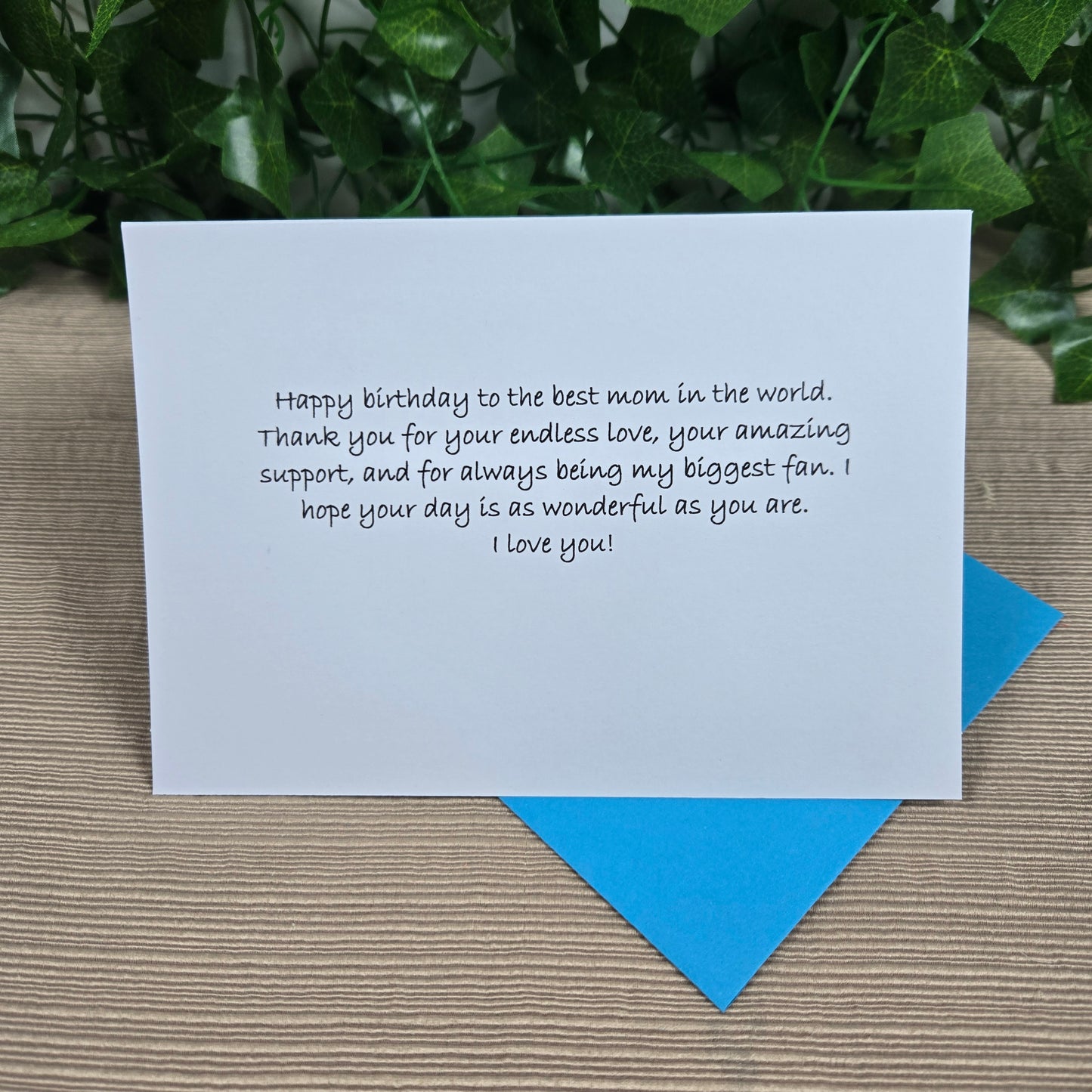 Best Mom Ever Birthday Card